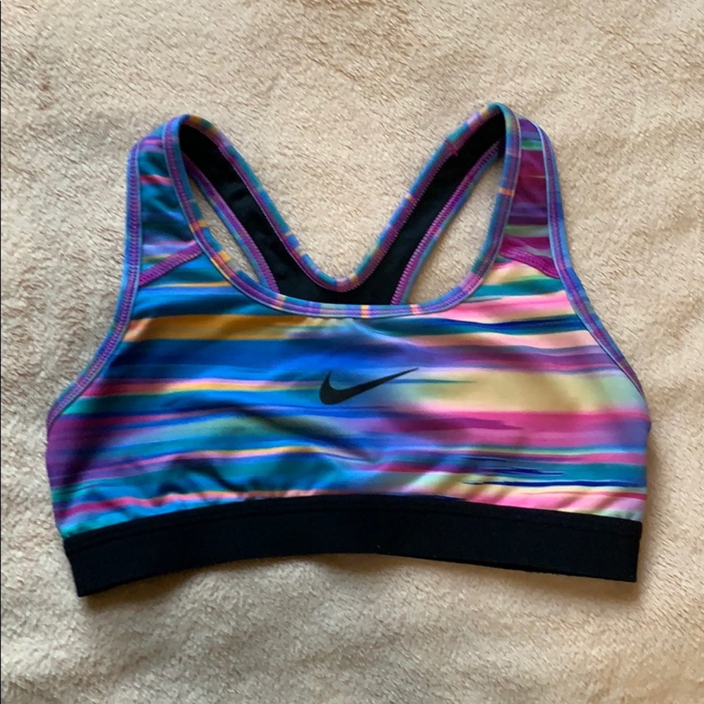 Nike tie dye sports bra